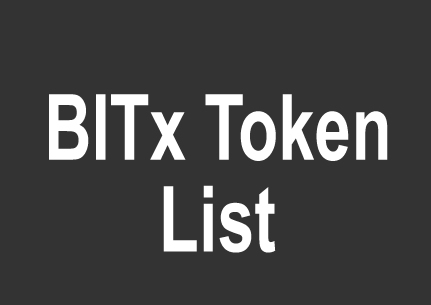 bitx token list